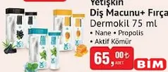 DERMOKİL YETİŞKİN DİŞ MACUNU + FIRÇA 75 ML